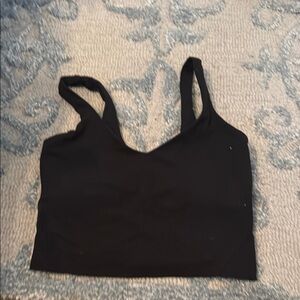 Lululemon Athletica Black Ribbed Align Tank Top
